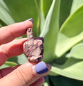 Chocolate calcite middle finger