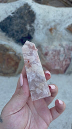 Flower agate tower