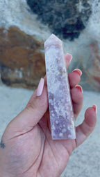 Pink amethyst tower