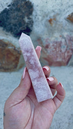 Pink amethyst tower