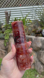 Fire quartz cylinder