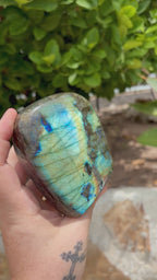 Blue/ yellow flash labradorite Freeform